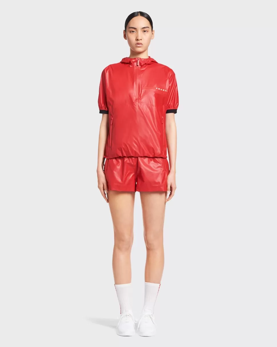 Hot Prada Anorak Aus Light Re-nylon Lackrot