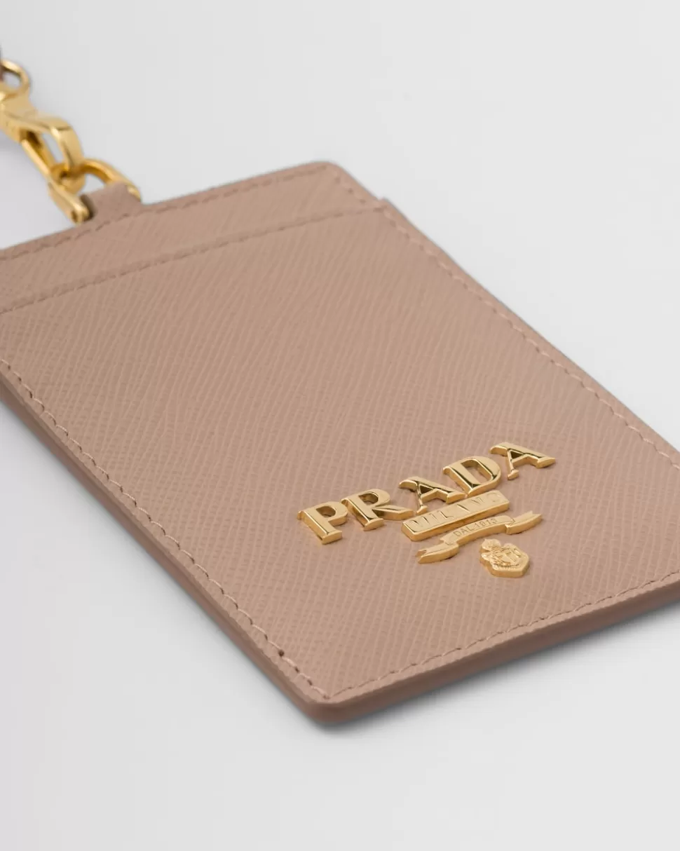 Cheap Prada Ausweisetui Aus Leder Schwarz