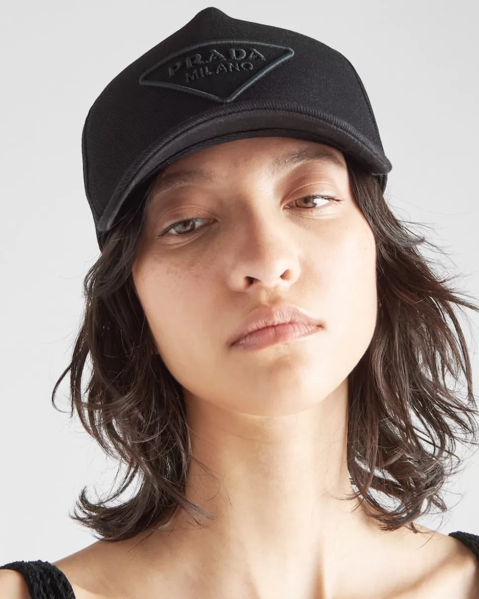 Hot Prada Baseballkappe Aus Drill Schwarz