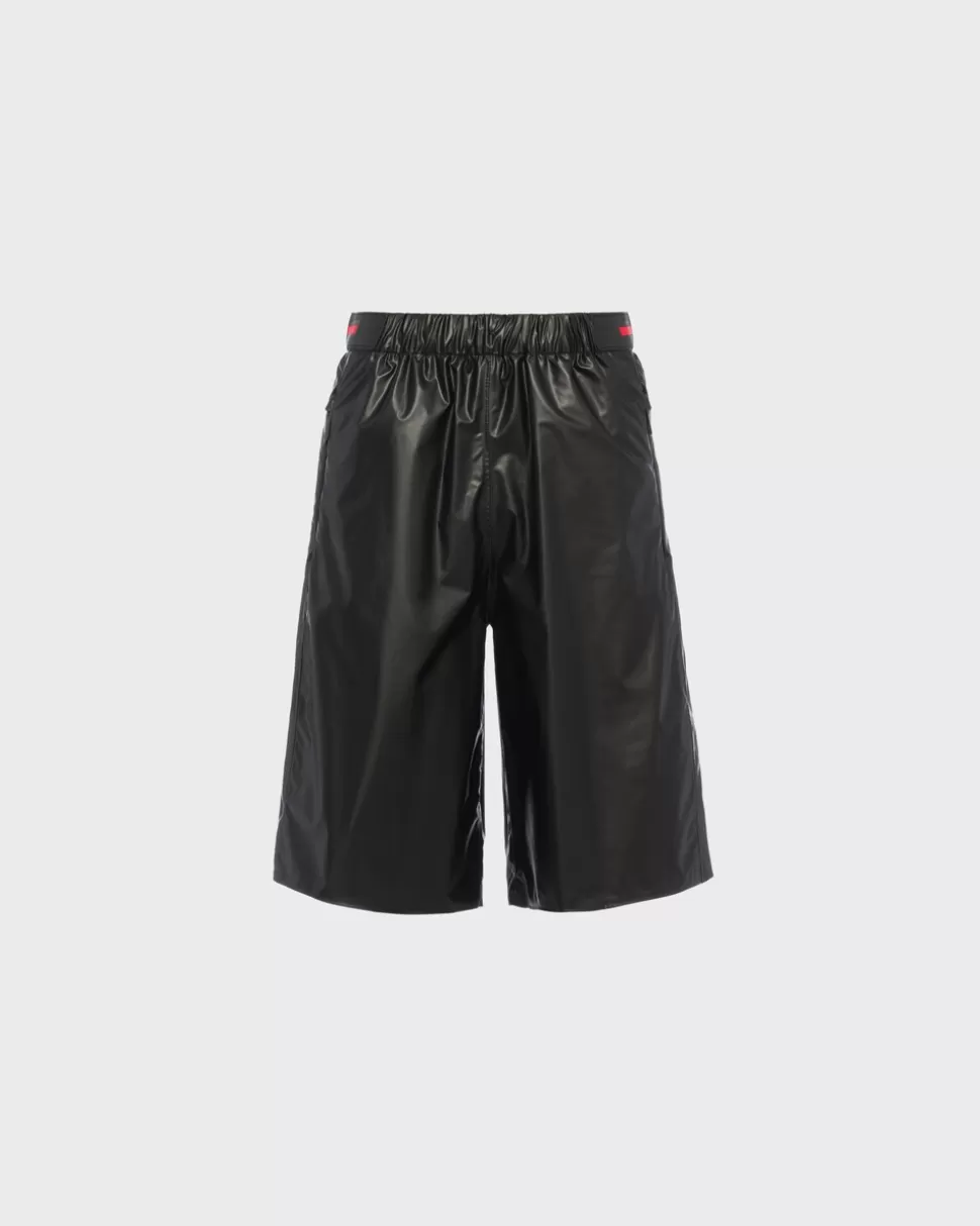 Fashion Prada Bermudas Aus Light Re-nylon Schwarz