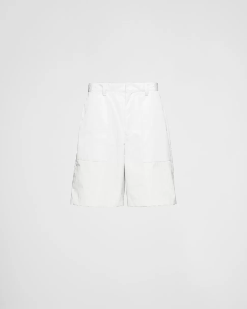 Online Prada Bermudas Aus Re-nylon Weiss