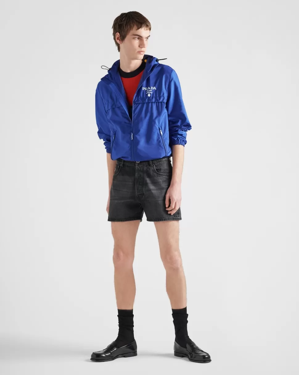 Cheap Prada Blousonjacke Aus Re-nylon Tintenblau