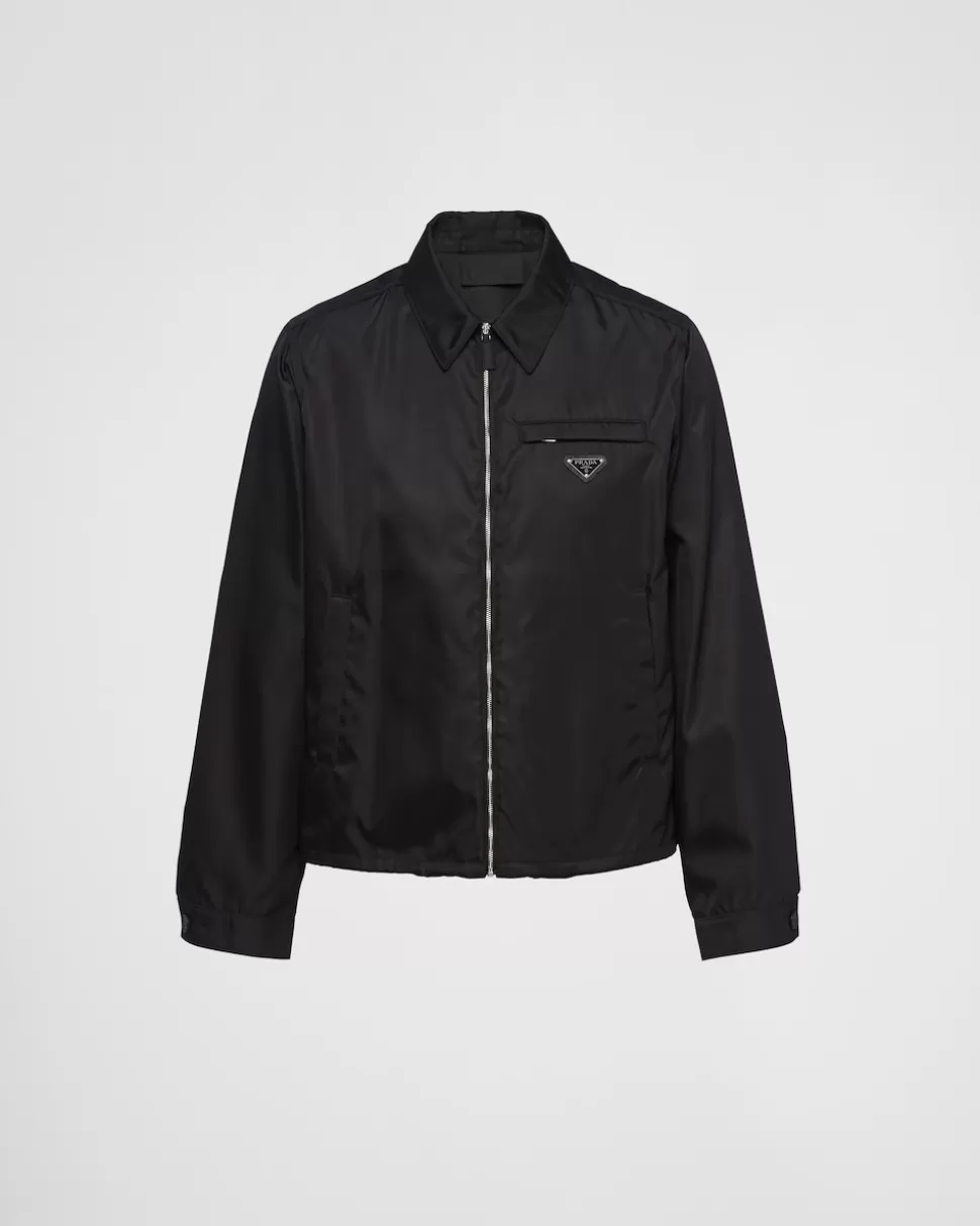 Clearance Prada Blousonjacke Aus Re-nylon Schwarz