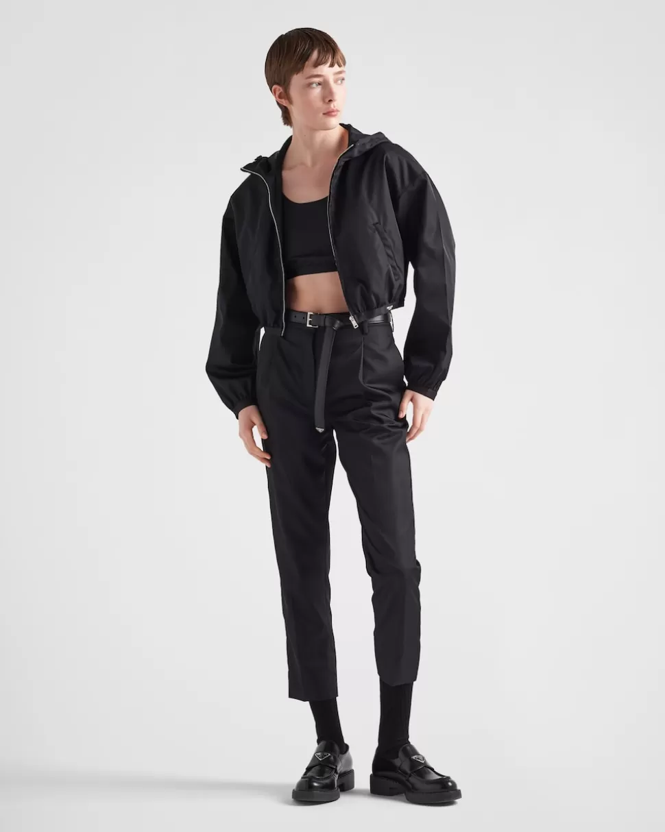 Hot Prada Blousonjacke Aus Re-nylon Schwarz
