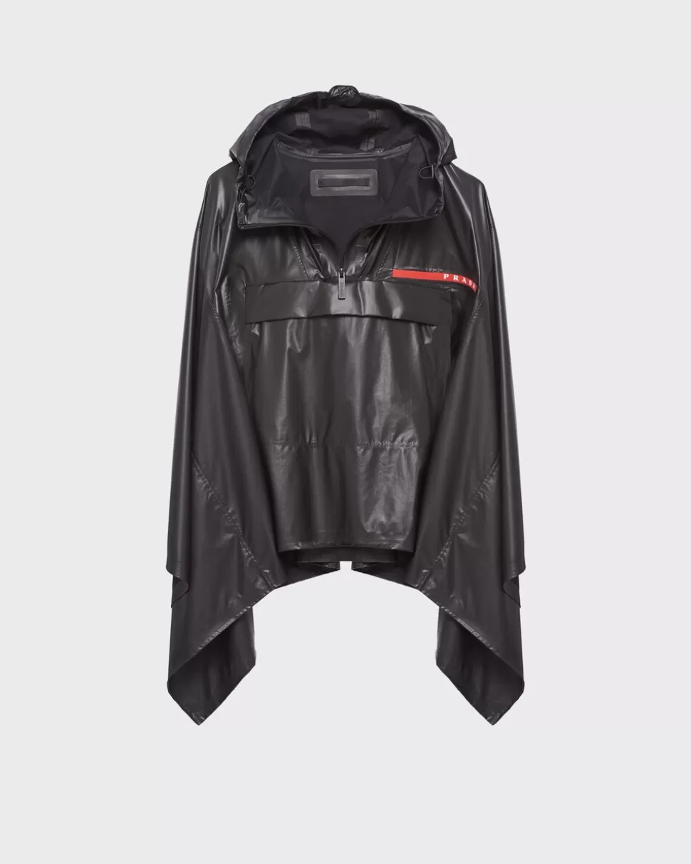 Store Prada Cape Aus Light Re-nylon Schwarz