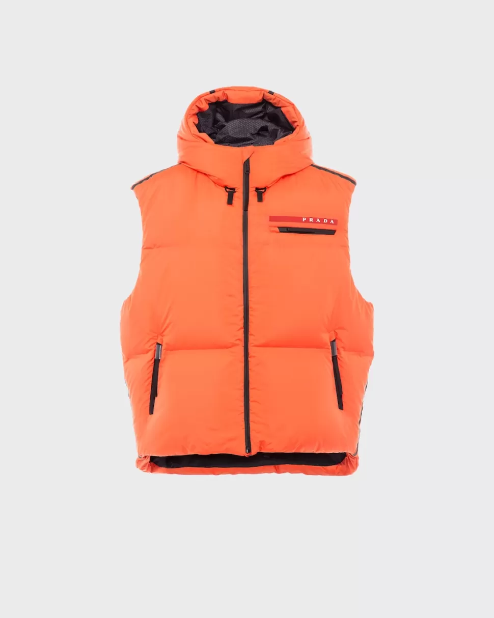 Hot Prada Daunenweste Aus Technischem Nylon Orange