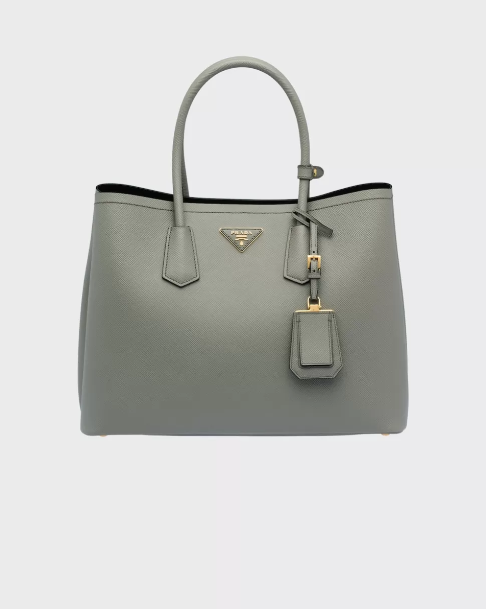 Cheap Prada Doppeltasche Schiefer/Schwarz