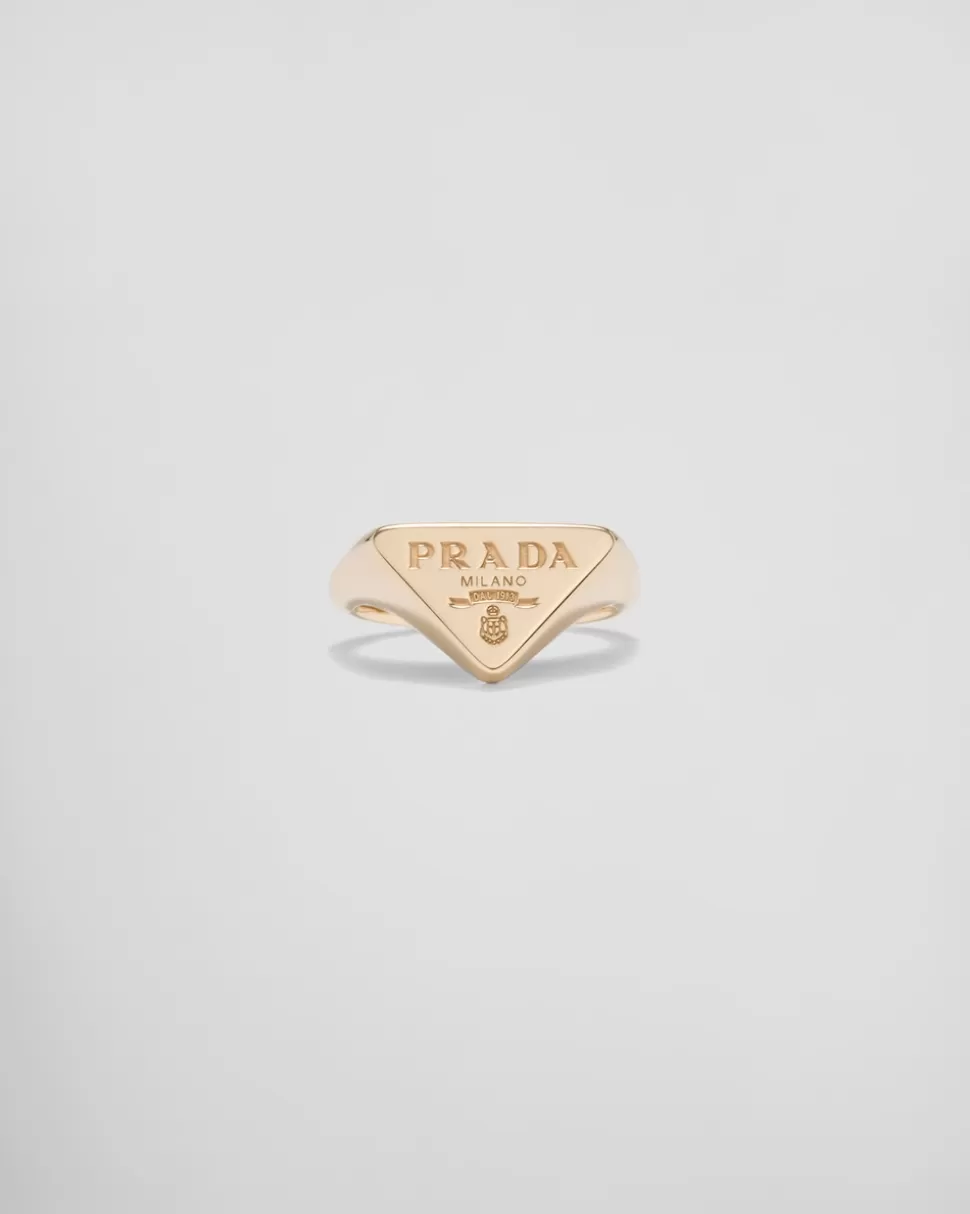 Sale Prada Eternal Siegelring Aus Gelb Gold