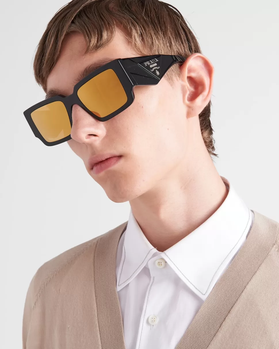 Best Sale Prada Exklusiv Für Sonnenbrillen SmaragdgrünePolarisierteGläser