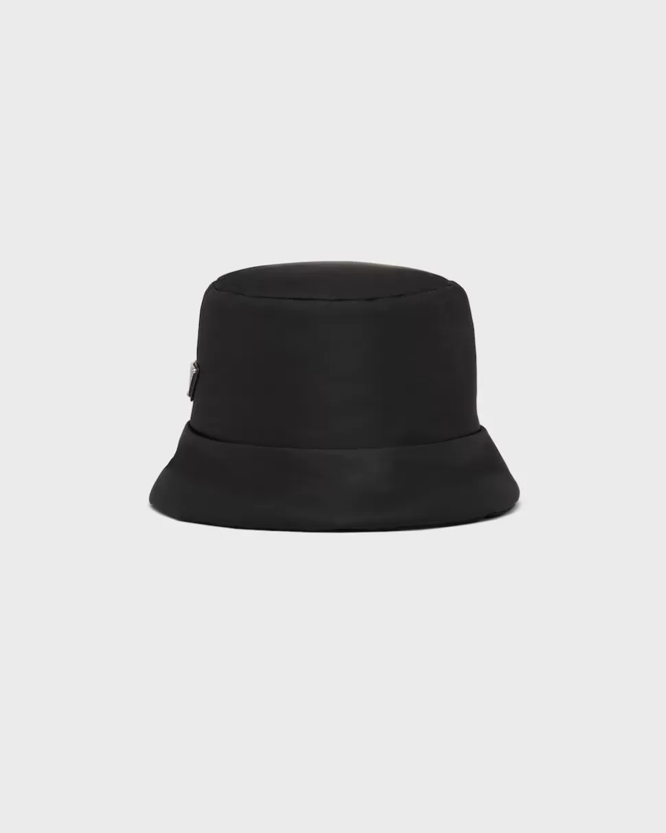 Clearance Prada Fischerhut Aus Re-nylon Schwarz
