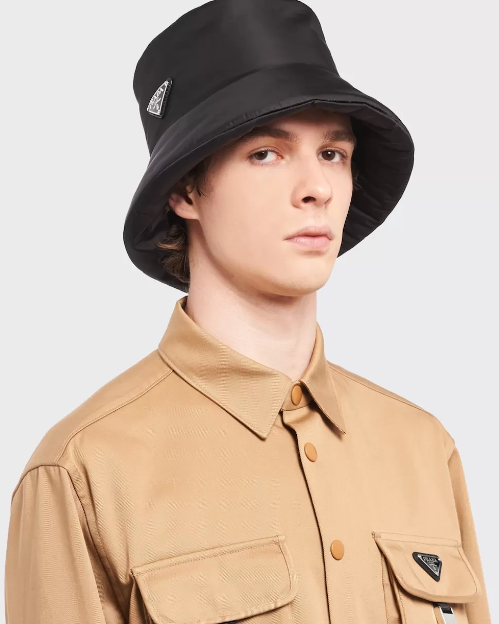 Clearance Prada Fischerhut Aus Re-nylon Schwarz