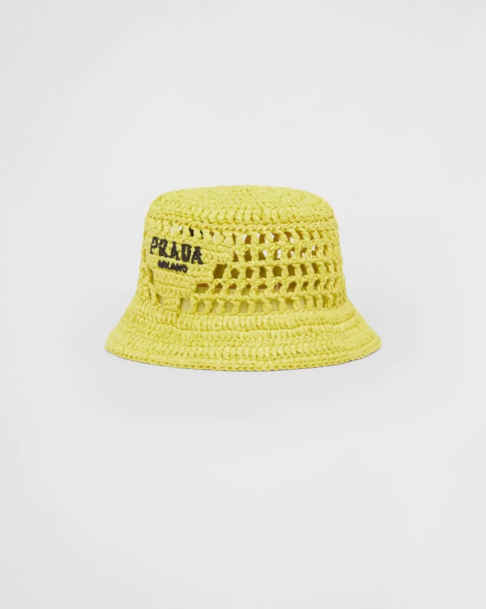 Flash Sale Prada Fischerhut Aus Webstoff Schwarz