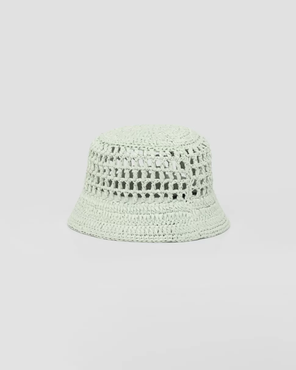 Shop Prada Fischerhut Aus Webstoff Schwarz