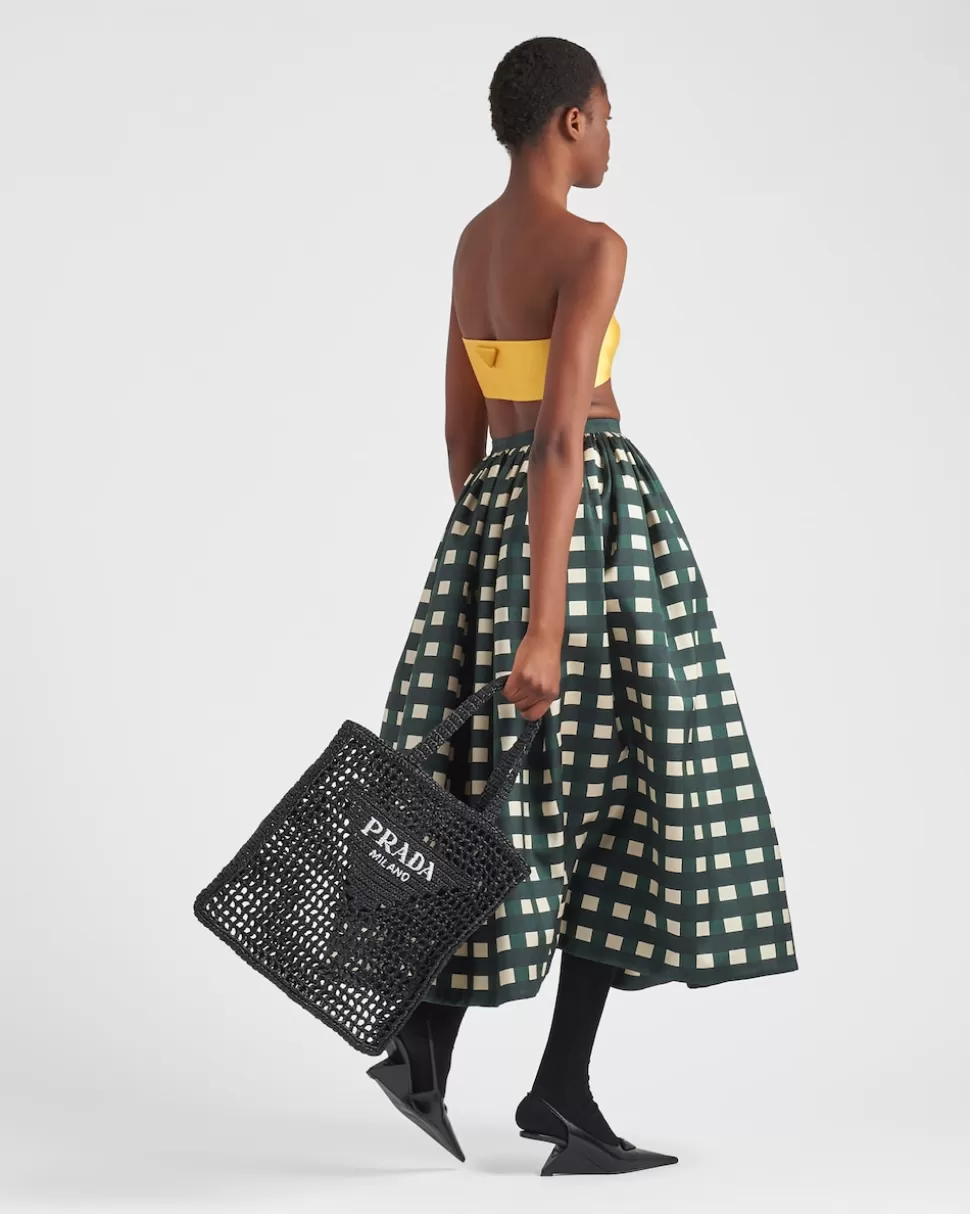 Flash Sale Prada Gehäkelte Tote Bag Schwarz