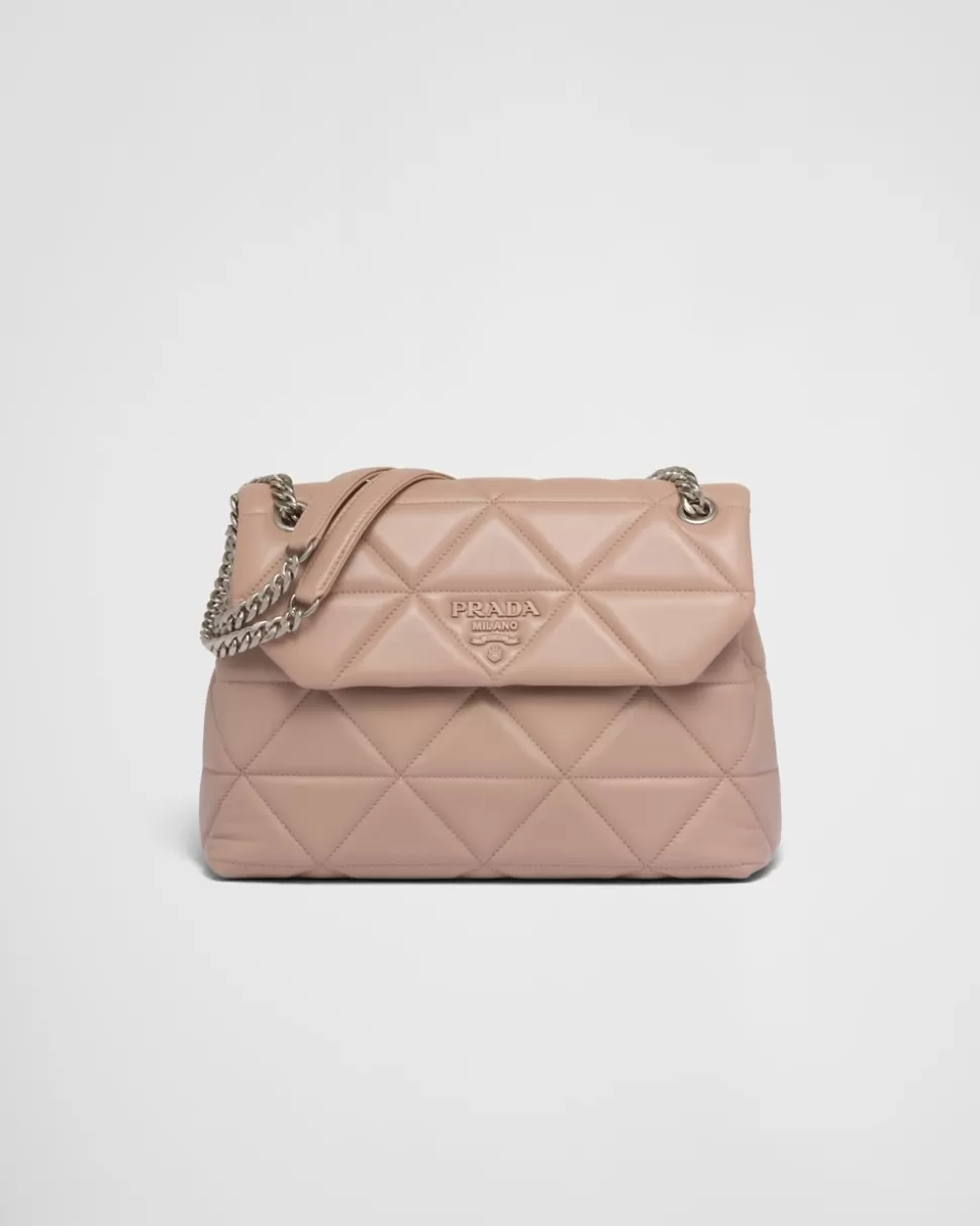 Shop Prada Große Spectrum Tasche Aus Nappa-leder Puder