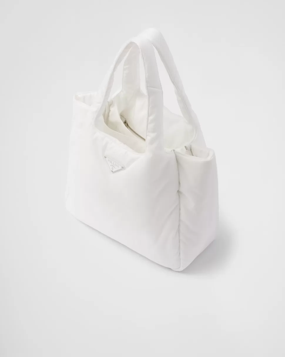 Cheap Prada Große Tote Bag Aus Gepolstertem Re-nylon Schwarz