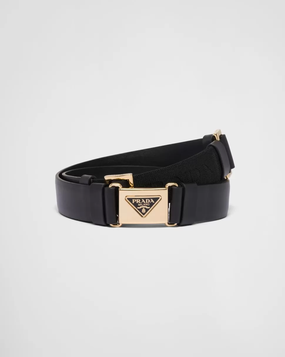 Hot Prada Gürtel Aus Leder Schwarz