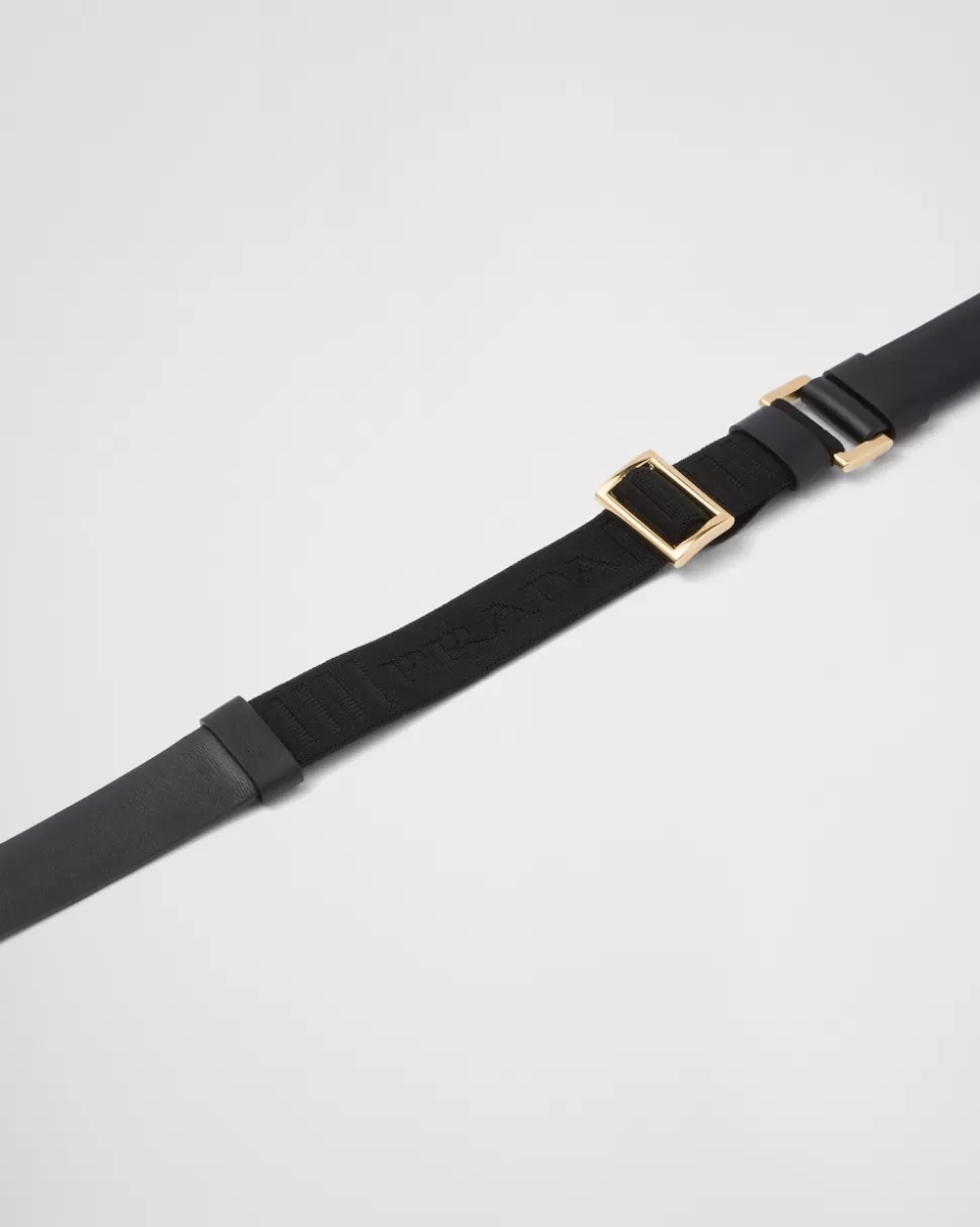 Hot Prada Gürtel Aus Leder Schwarz
