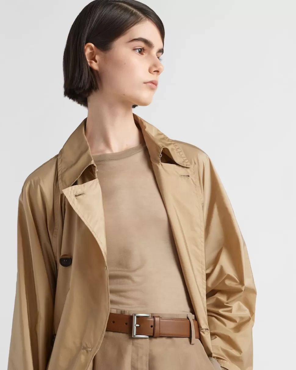 Store Prada Gürtel Aus Leder Schwarz