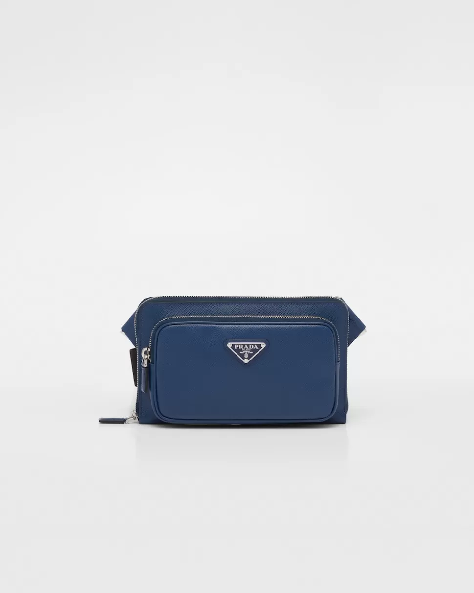 Online Prada Gürteltasche Aus Saffiano-leder Schwarz