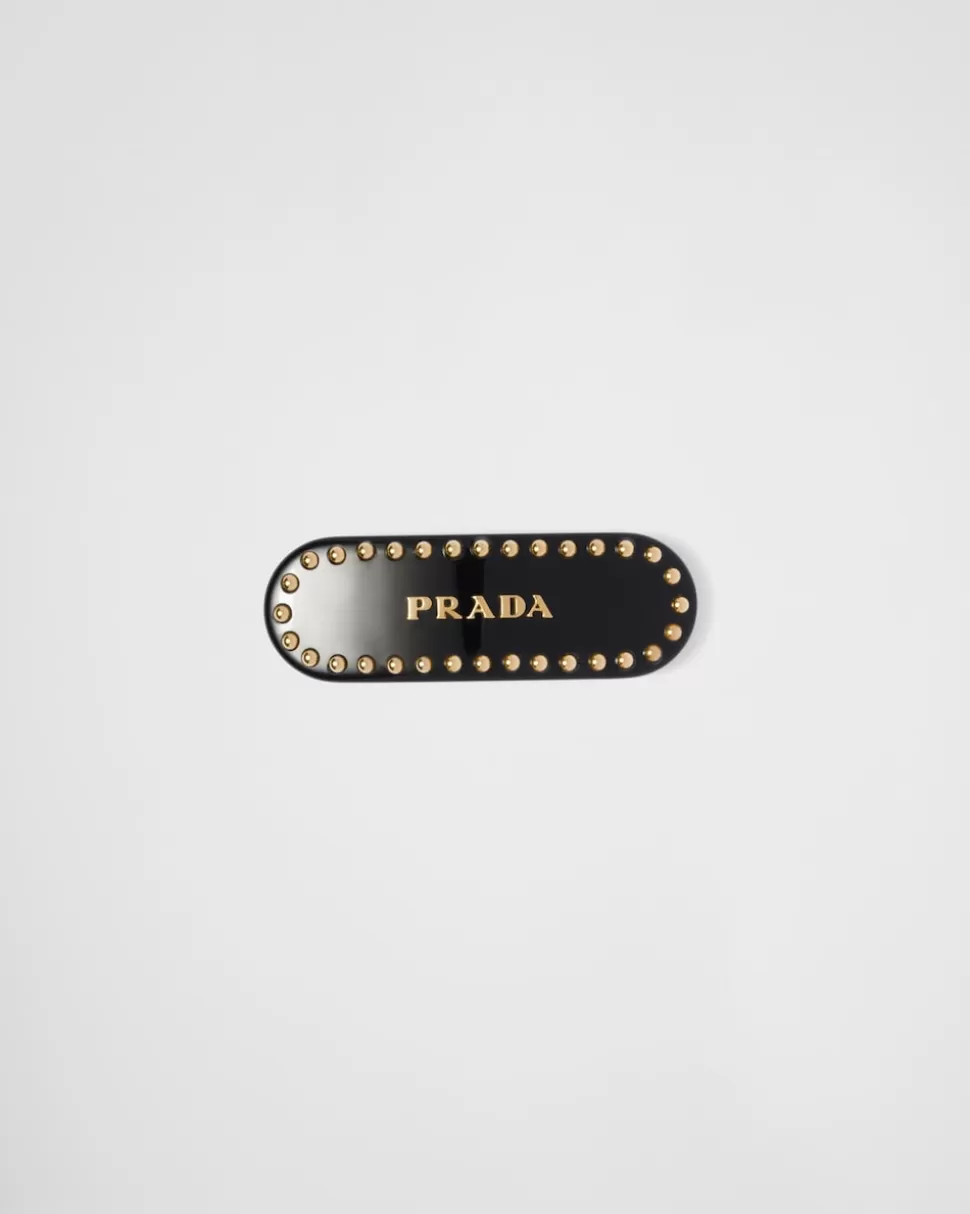 Hot Prada Haarspange Aus Plexiglas Schwarz