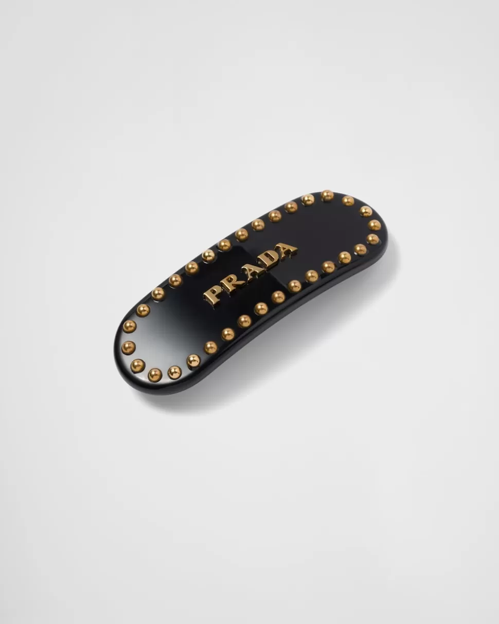 Hot Prada Haarspange Aus Plexiglas Schwarz