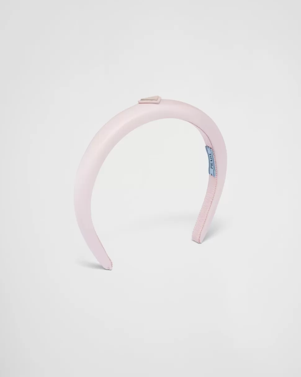 Outlet Prada Headband Aus Re-nylon Schwarz