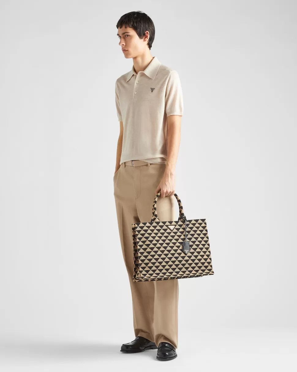 Shop Prada Hose Aus Baumwolle Kordel