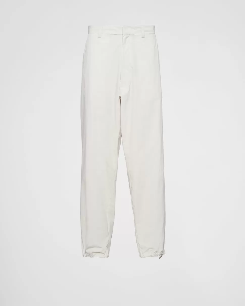 Online Prada Hose Aus Funktionsgewebe Schwarz