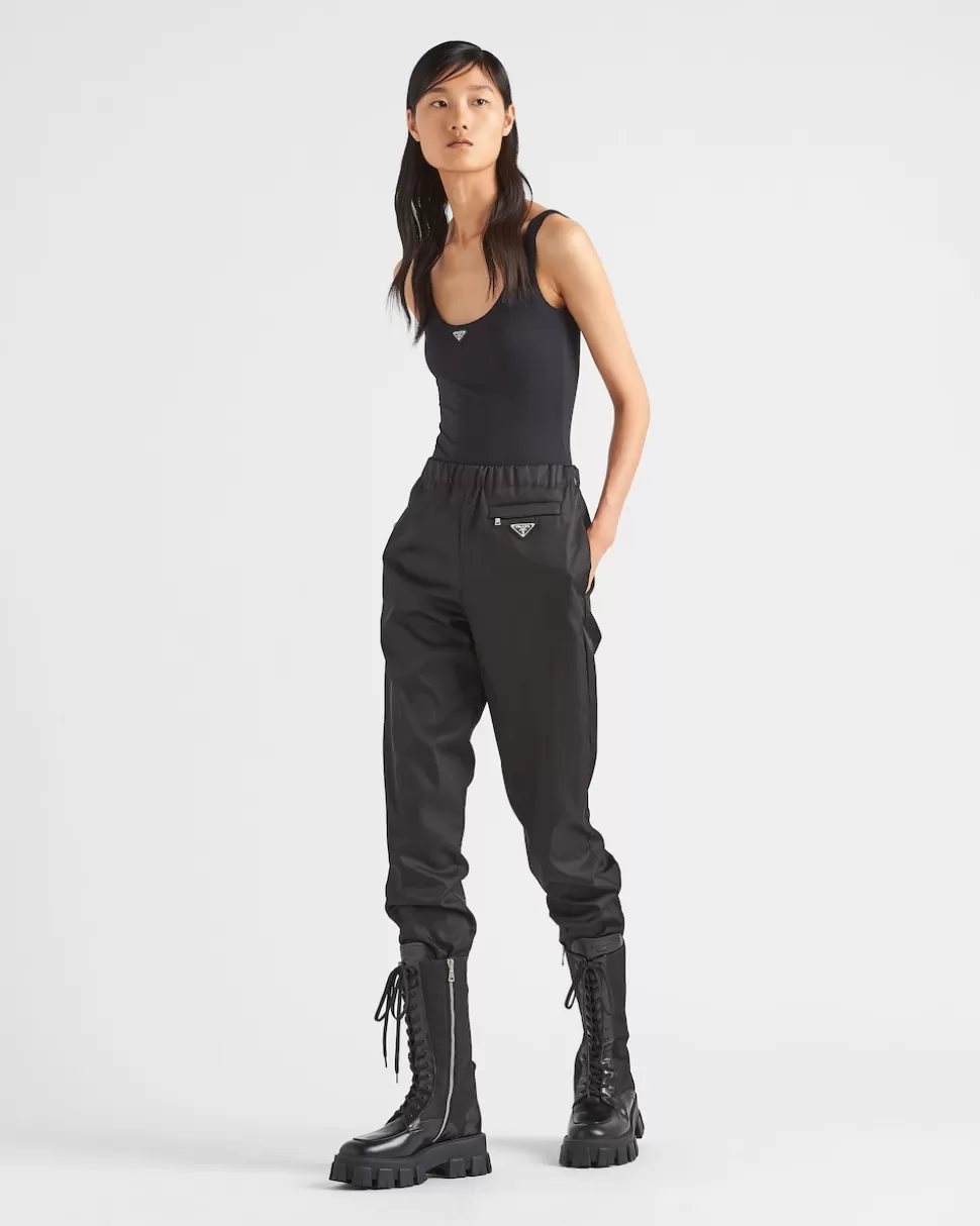 Store Prada Hose Aus Gabardine Re-nylon Schwarz