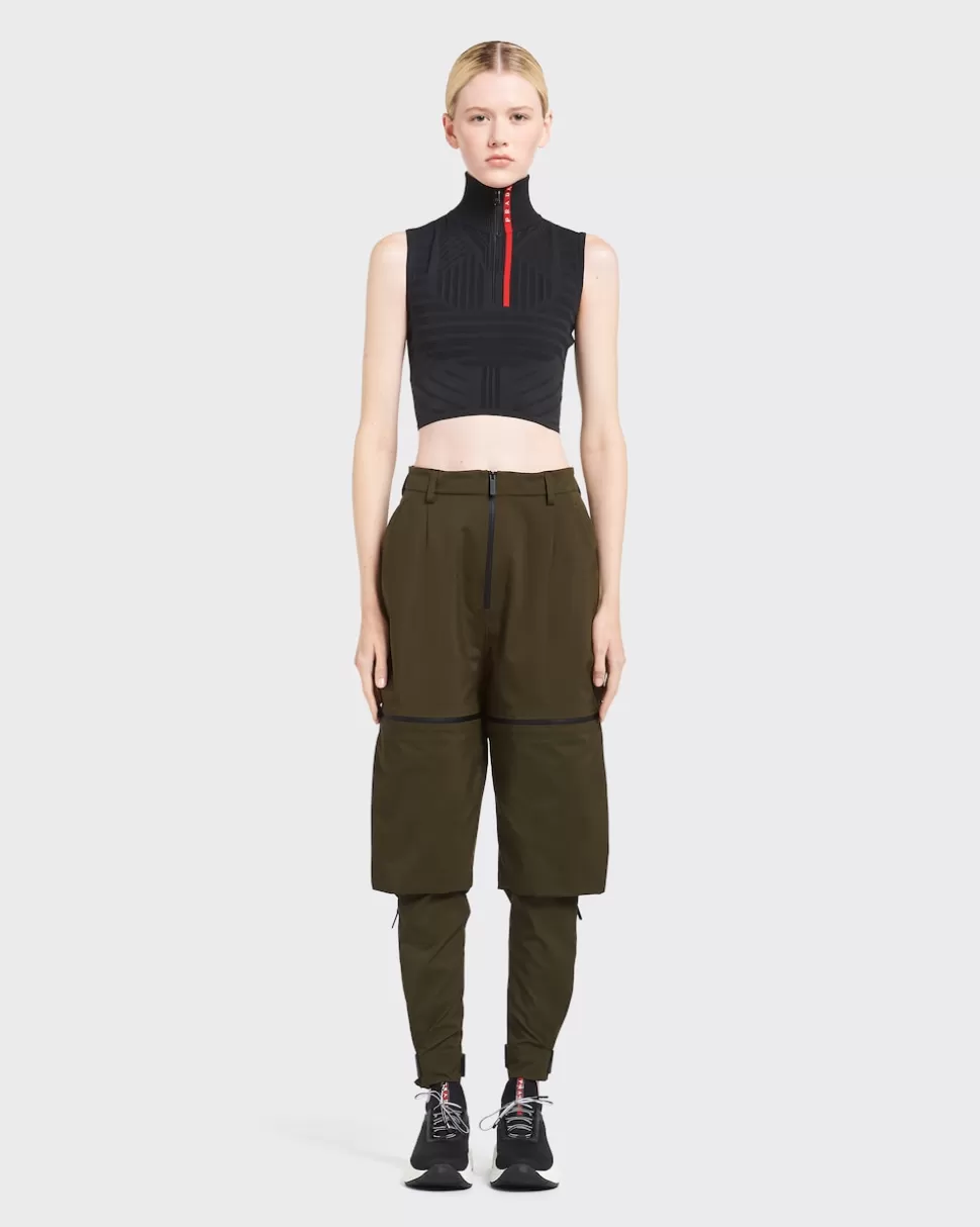 Cheap Prada Hose Aus Gore-tex Pro Schwarz