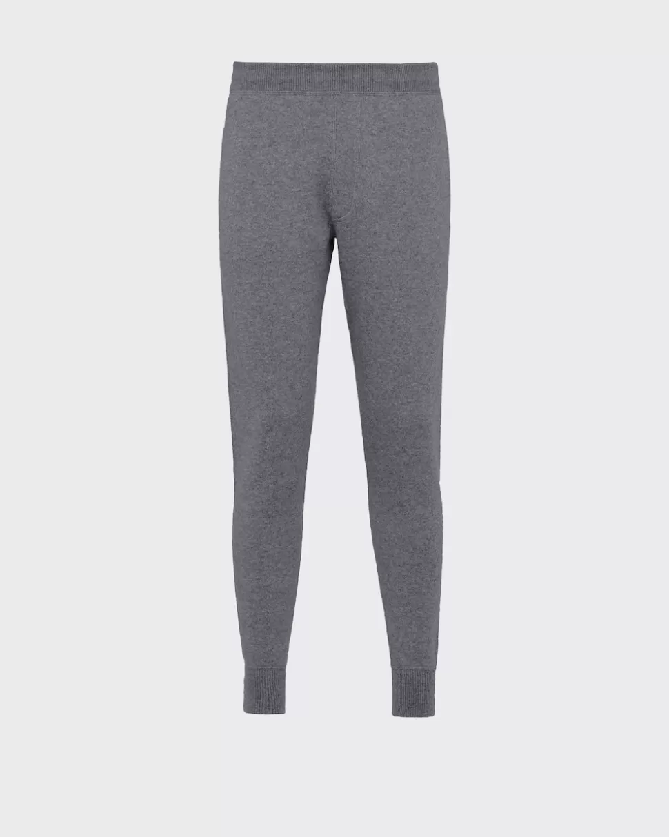 New Prada Hose Aus Kaschmir Schwarz