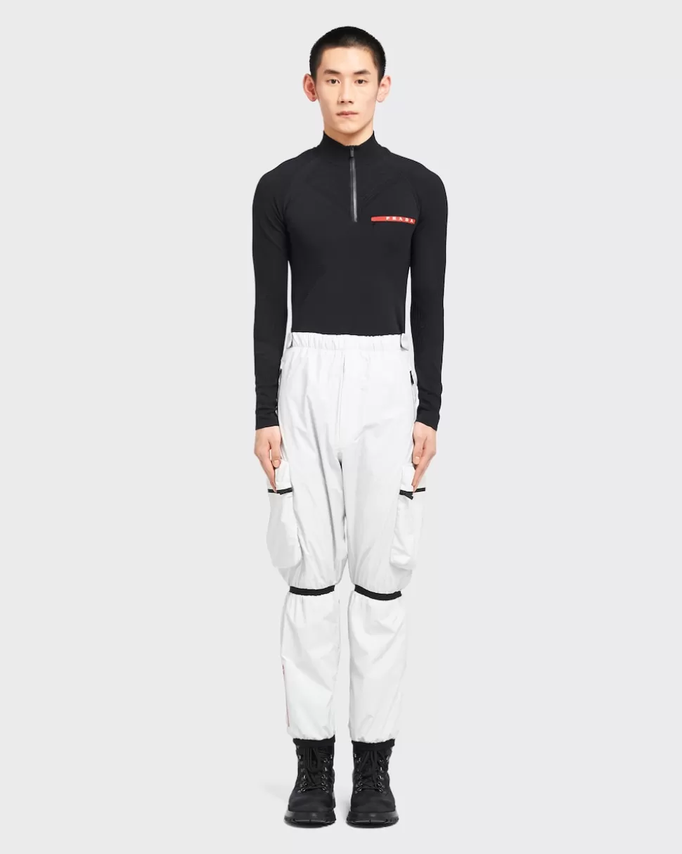 Clearance Prada Hose Aus Light Bonded Re-nylon Kalkweiss