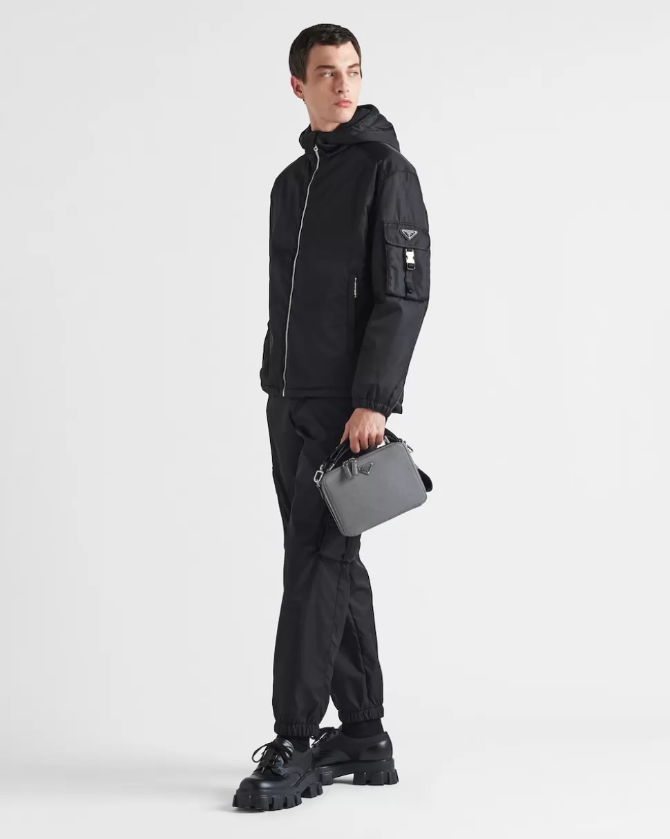Discount Prada Hose Aus Re-nylon Schwarz