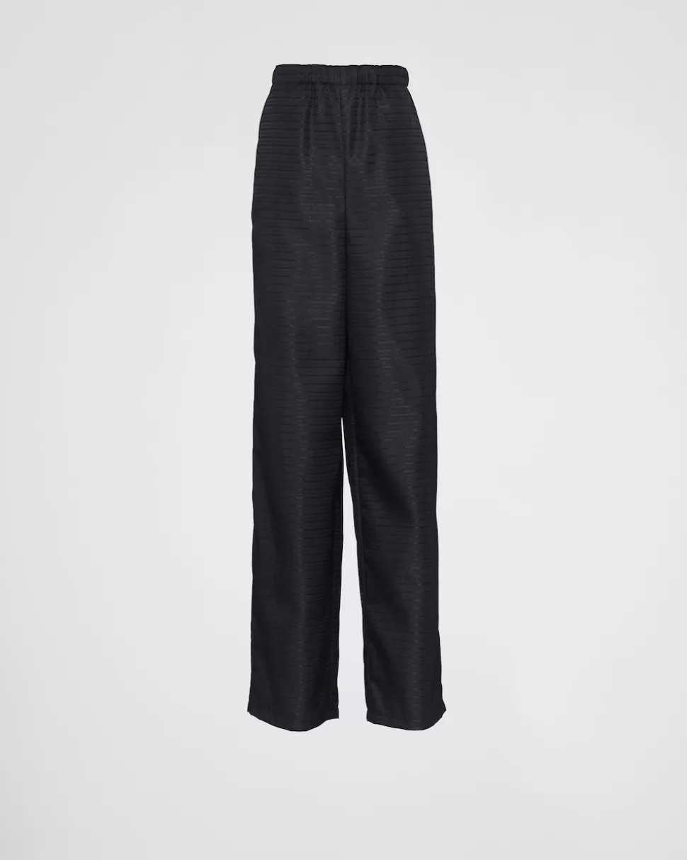 Cheap Prada Hose Aus Re-nylon Schwarz