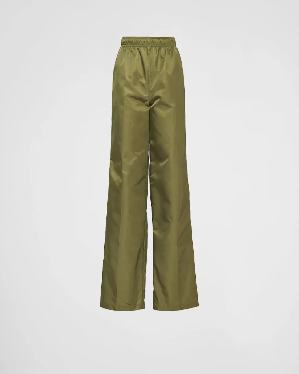 New Prada Hose Aus Re-nylon Lodengrün