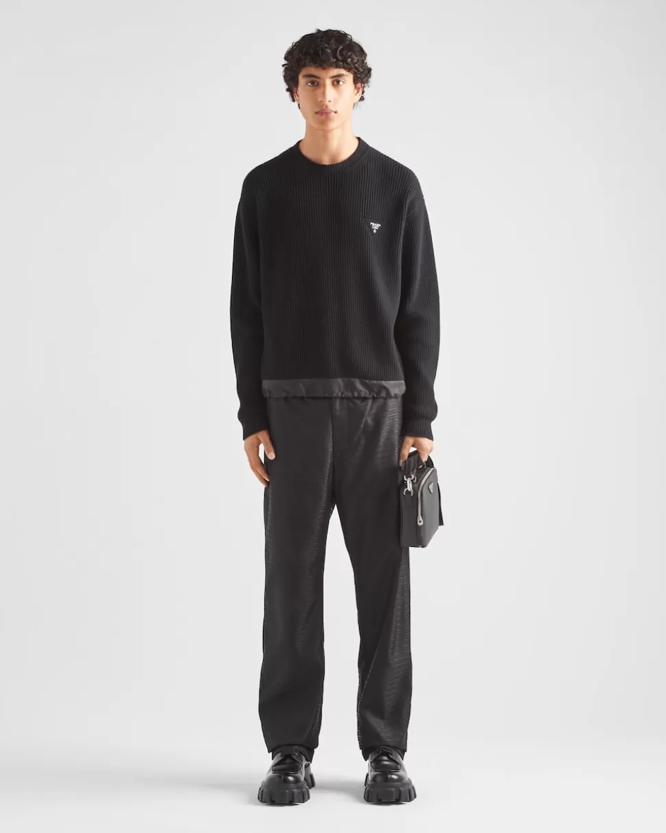 Store Prada Hose Aus Re-nylon Schwarz
