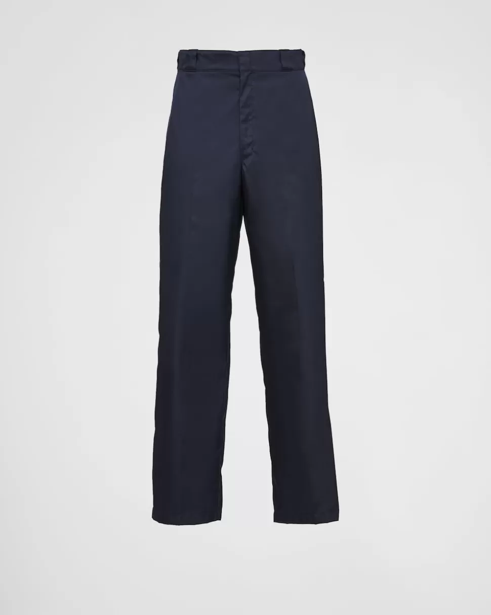 Outlet Prada Hose Aus Re-nylon Blau