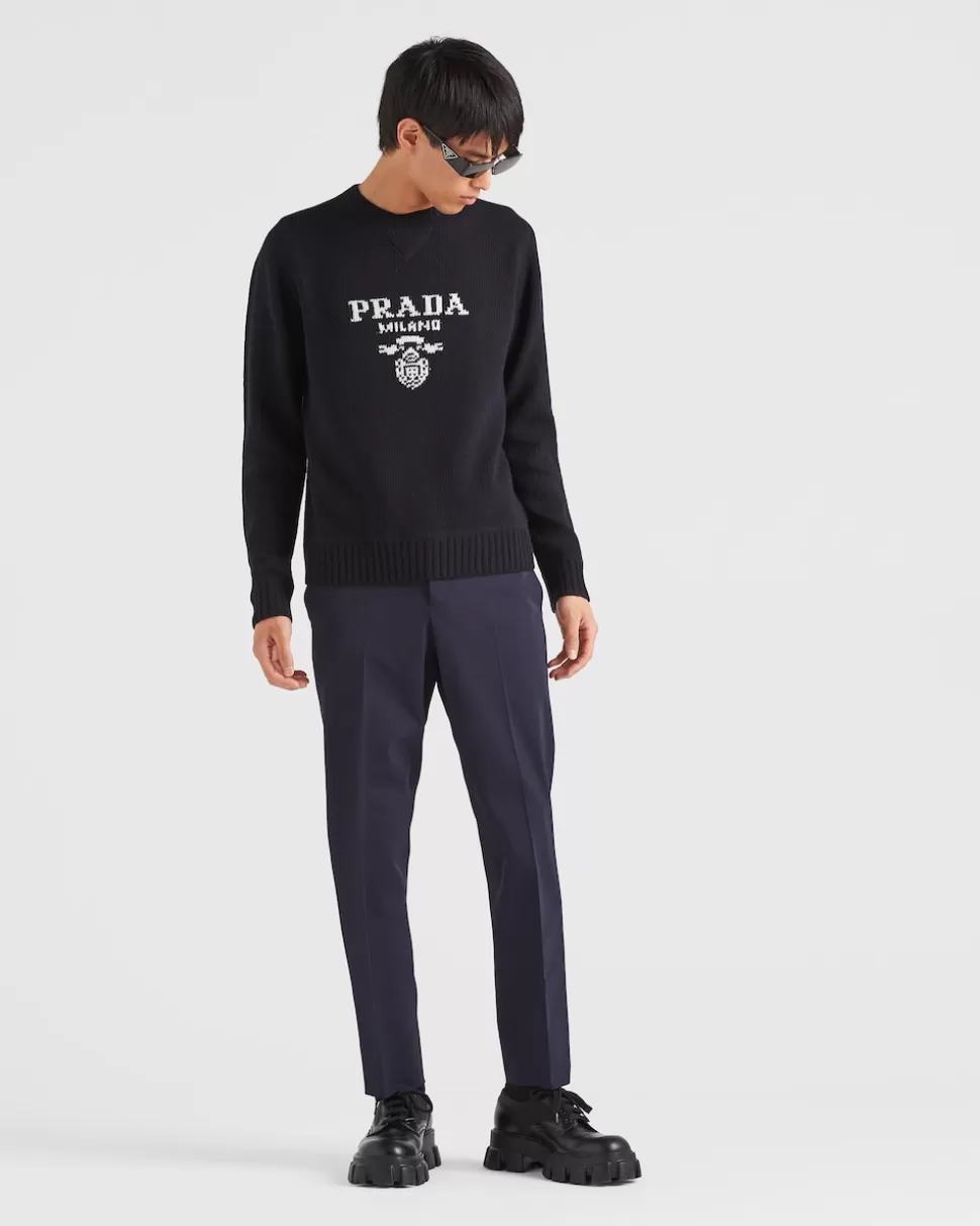 Online Prada Hose Aus Techno-stretch Schwarz