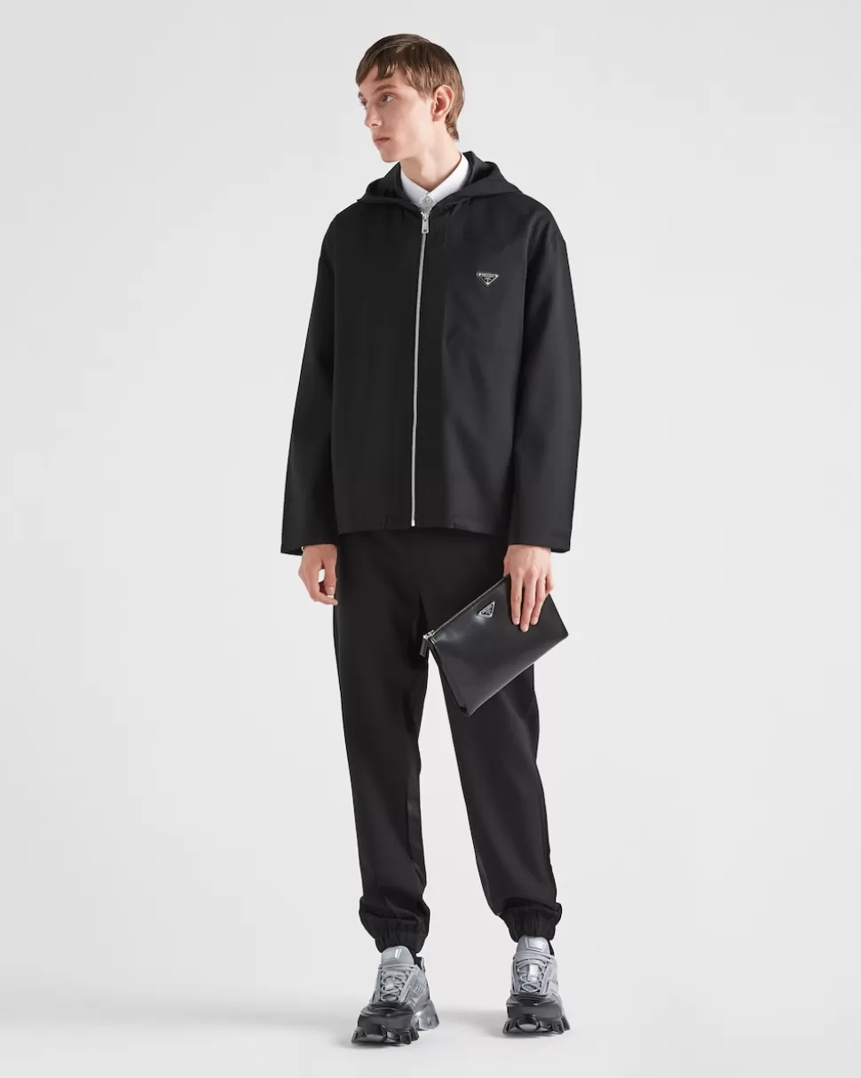 Cheap Prada Hose Aus Wolle Schwarz