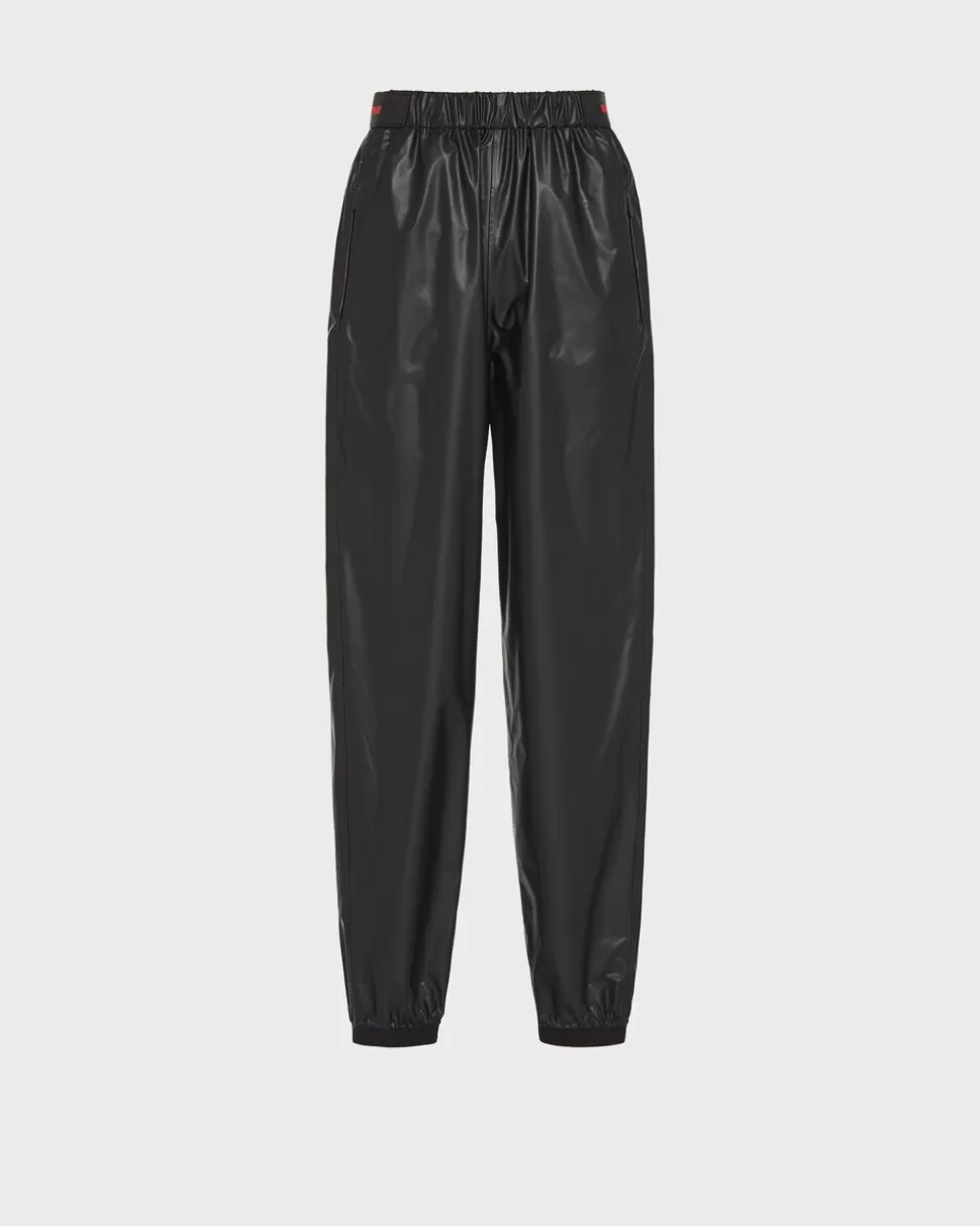 Clearance Prada Hose Mit Weitem Bein Aus Light Re-nylon Schwarz