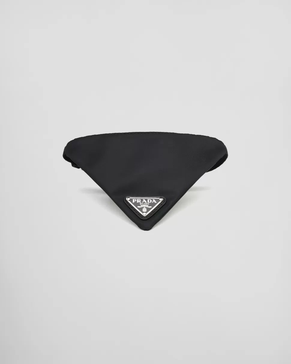 Flash Sale Prada Hundehalsband Aus Re-nylon Schwarz