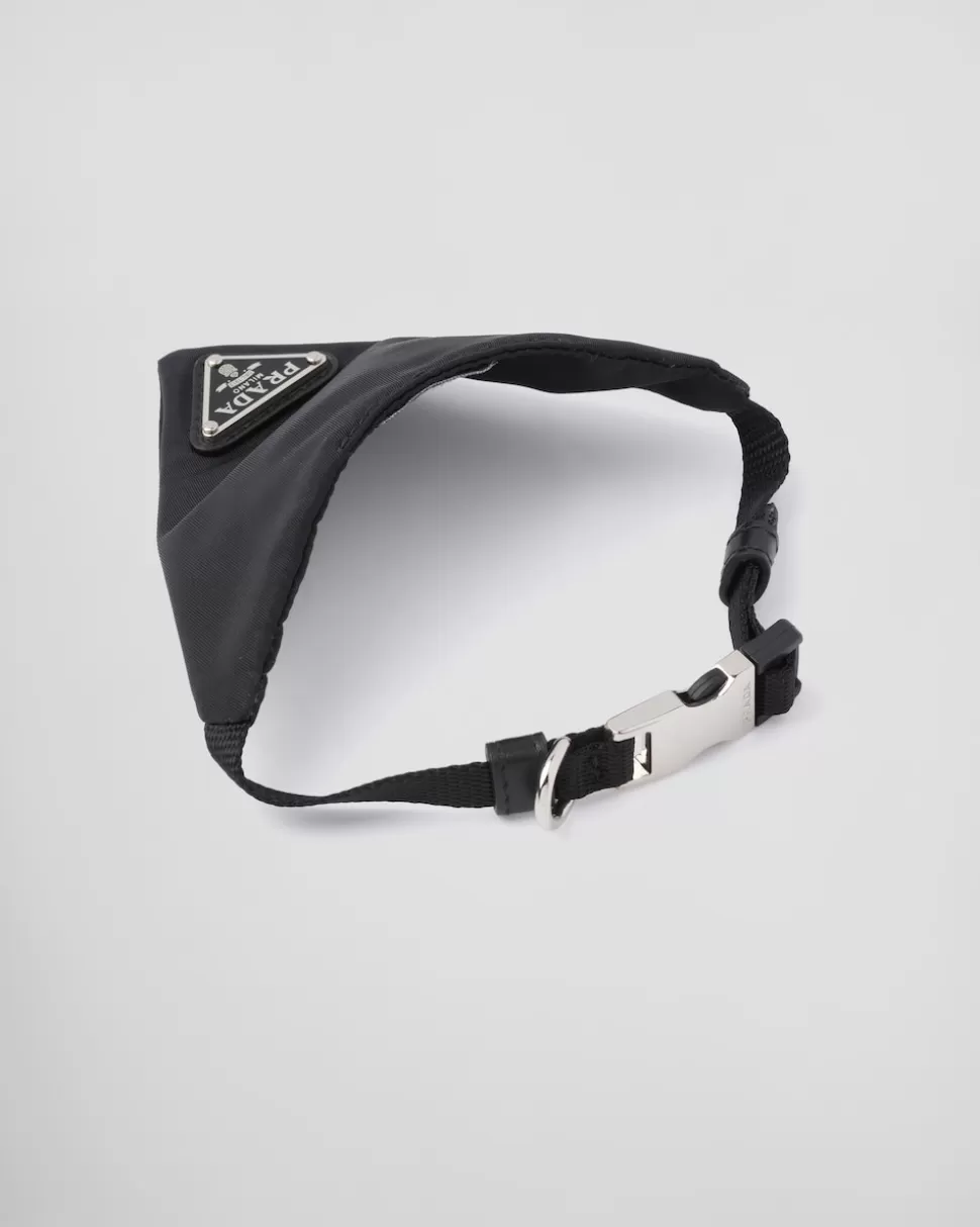 Flash Sale Prada Hundehalsband Aus Re-nylon Schwarz