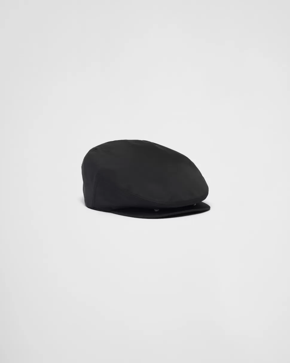 Shop Prada Hut Aus Re-nylon Schwarz
