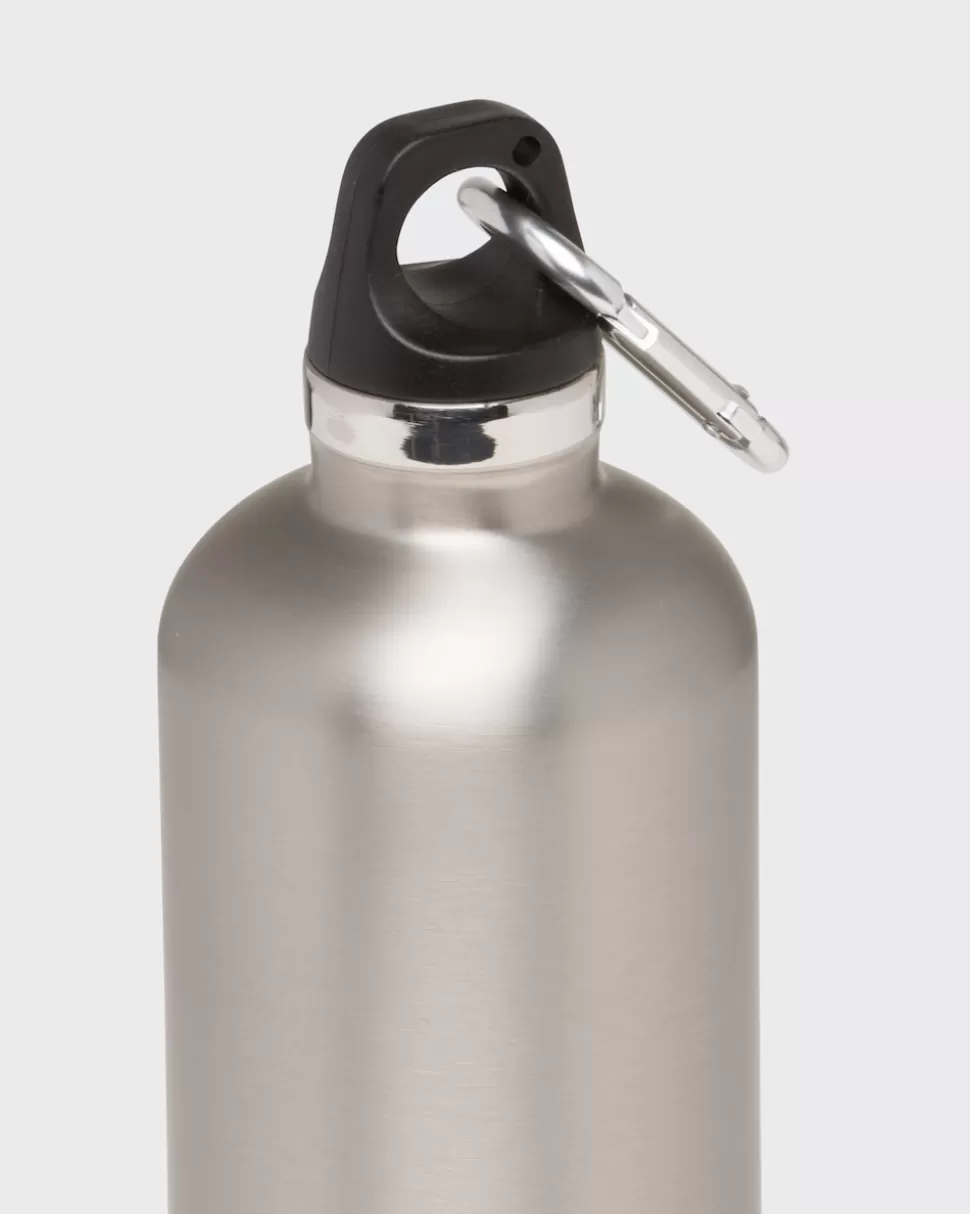 New Prada Isolierte Wasserflasche Aus Edelstahl, 500 Ml Schwarz
