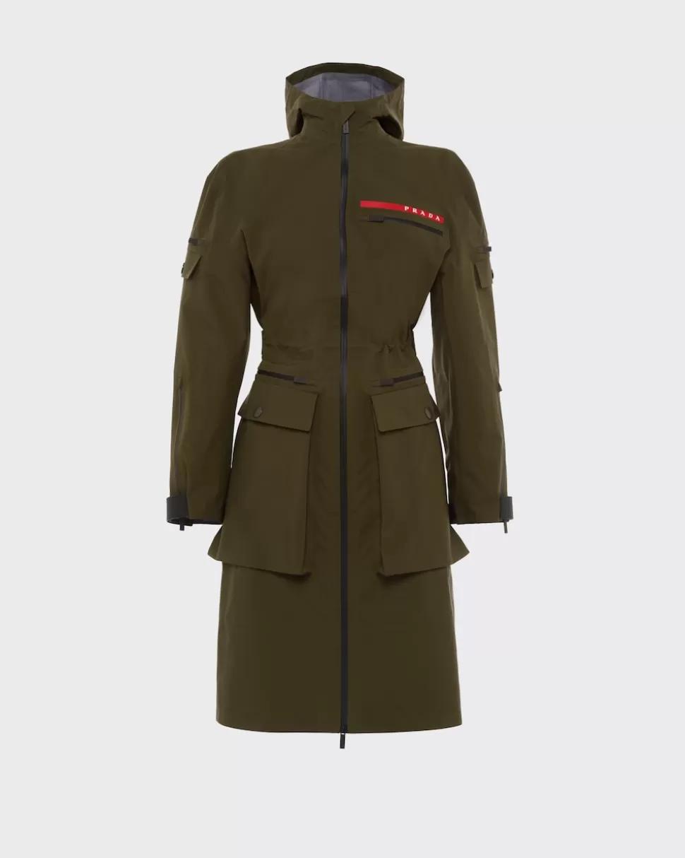 Store Prada Jacke Aus Gore-tex Pro Schwarz
