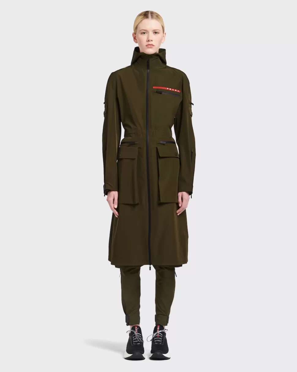 Store Prada Jacke Aus Gore-tex Pro Schwarz