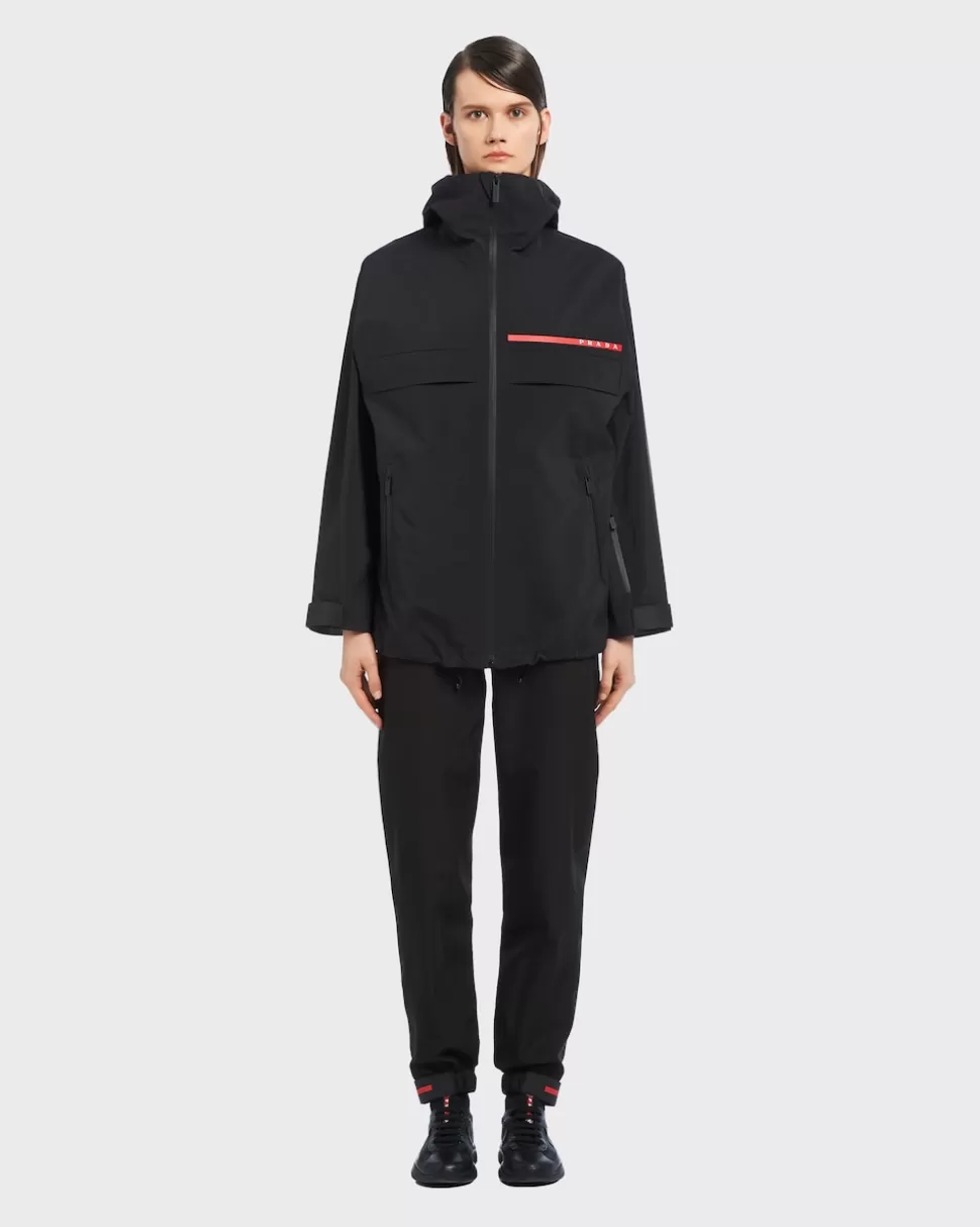 Discount Prada Jacke Aus Gore-tex Pro Schwarz