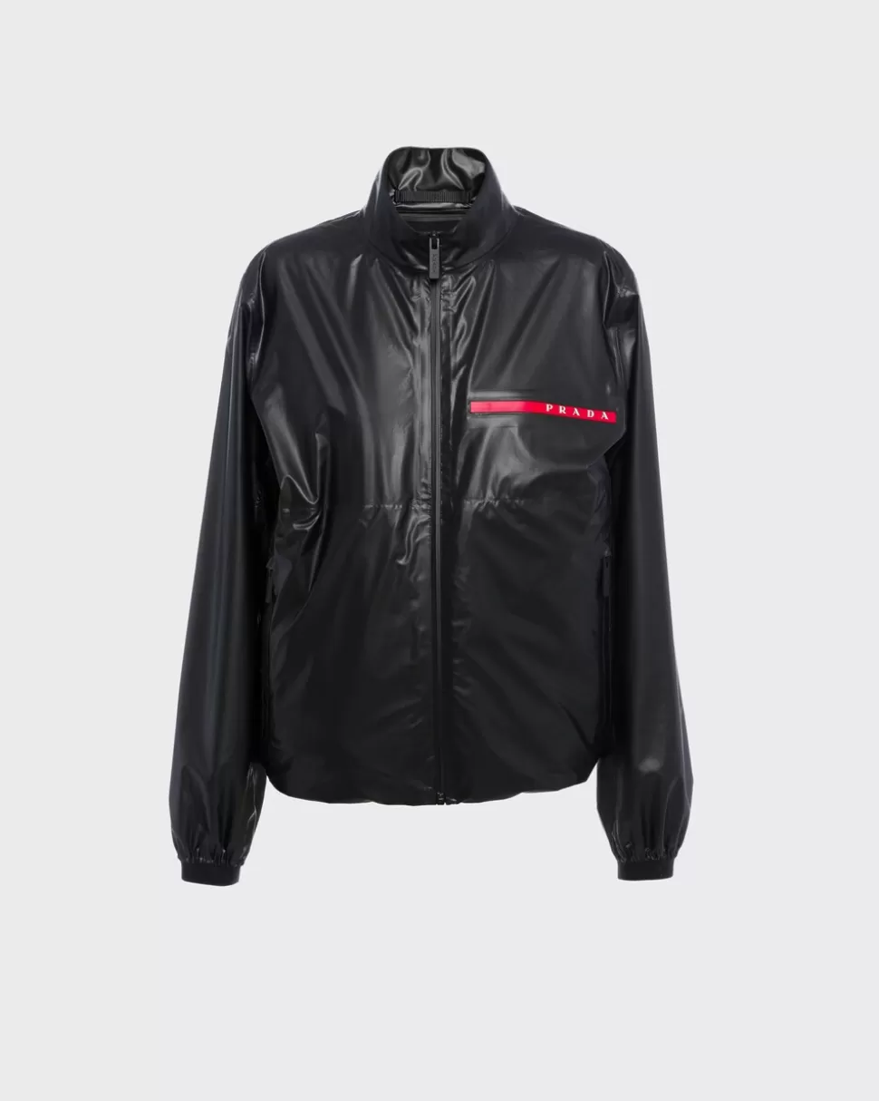 Fashion Prada Jacke Aus Light Re-nylon Schwarz