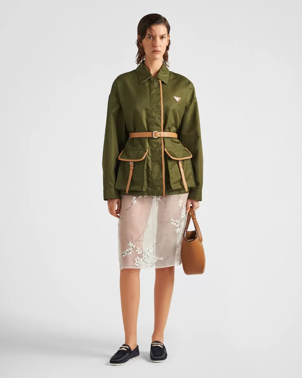 Flash Sale Prada Jacke Aus Re-nylon Lodengrün